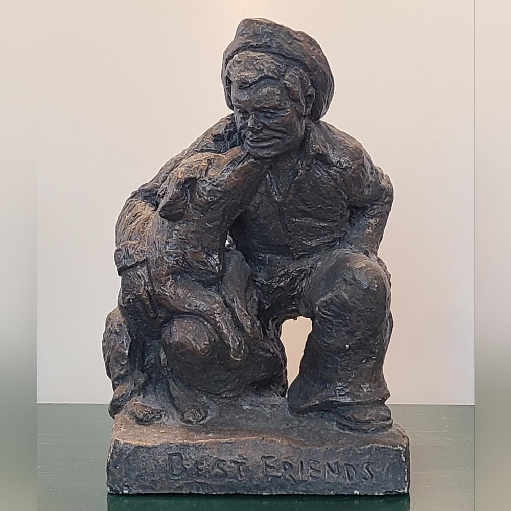 Rustic Cowboy Sculpture Set - Picture 6 of 16
